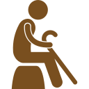 Elder Sitting